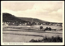 Postkarte Brasselsberg von Westen aus